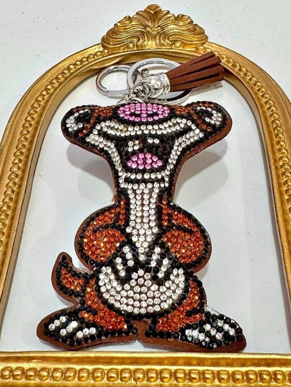 New Embellished Sid Keychain Bag Charm